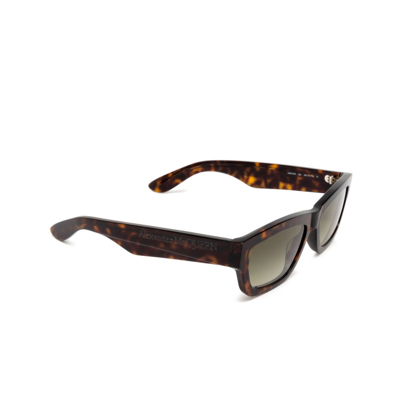 Alexander McQueen AM0419S Sunglasses 002 havana - 2/4