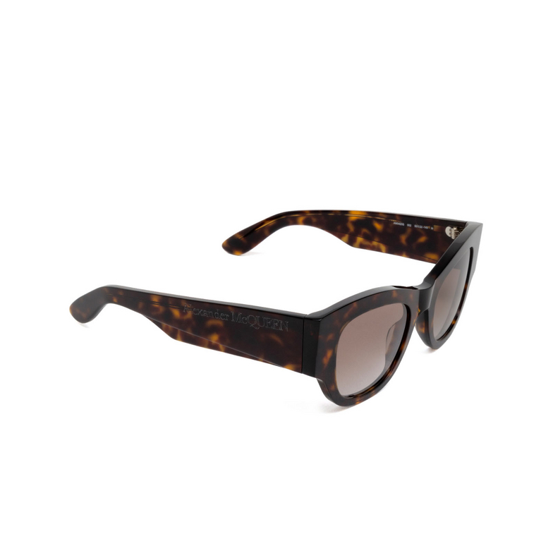 Alexander McQueen AM0420S Sunglasses 002 havana - 2/4