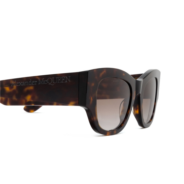 Alexander McQueen AM0420S Sunglasses 002 havana - 3/4