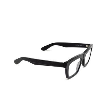 Alexander McQueen AM0423O Eyeglasses 001 black - three-quarters view
