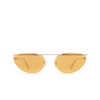 Alexander McQueen AM0424S Sunglasses 005 gold - product thumbnail 1/4