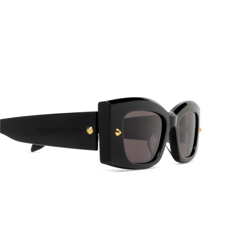 Alexander McQueen AM0426S Sunglasses 001 black - 3/4