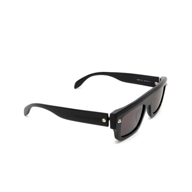 Gafas de sol Alexander McQueen AM0427S 001 black - Vista tres cuartos