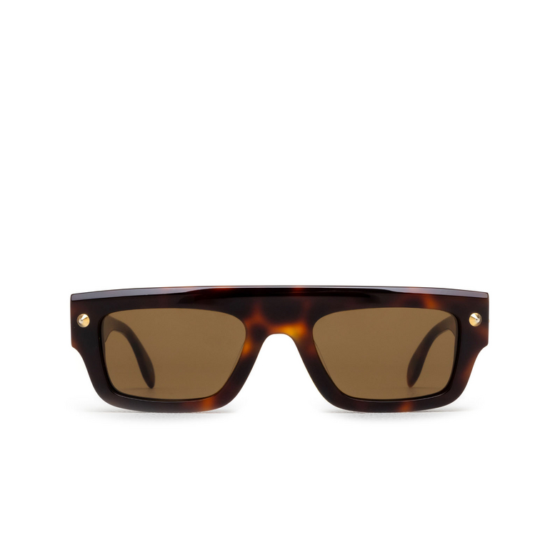 Alexander McQueen AM0427S Sunglasses 002 havana - 1/5