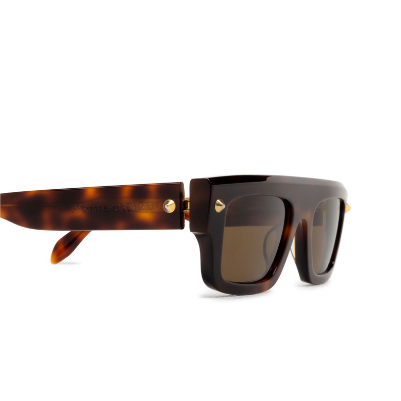 Alexander McQueen AM0427S Sunglasses 002 havana - 3/5