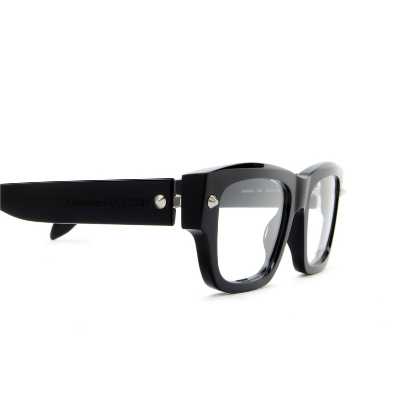 Alexander McQueen AM0428O Eyeglasses 005 black - 3/4