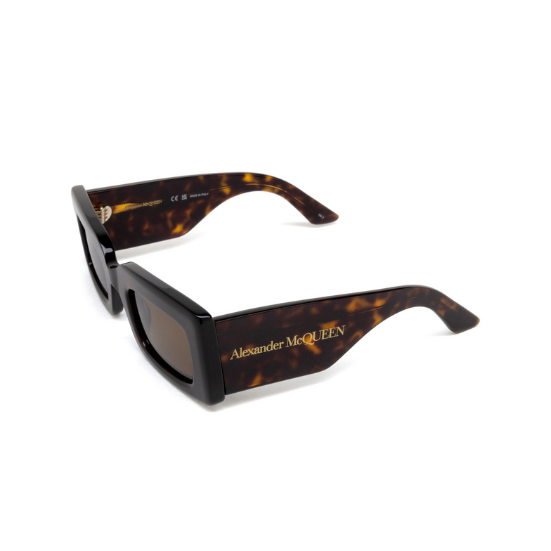 Alexander McQueen AM0433S Sunglasses 002 havana - 4/5