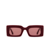 Gafas de sol Alexander McQueen AM0433S 003 burgundy - Miniatura del producto 1/4