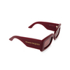 Gafas de sol Alexander McQueen AM0433S 003 burgundy - Miniatura del producto 2/4