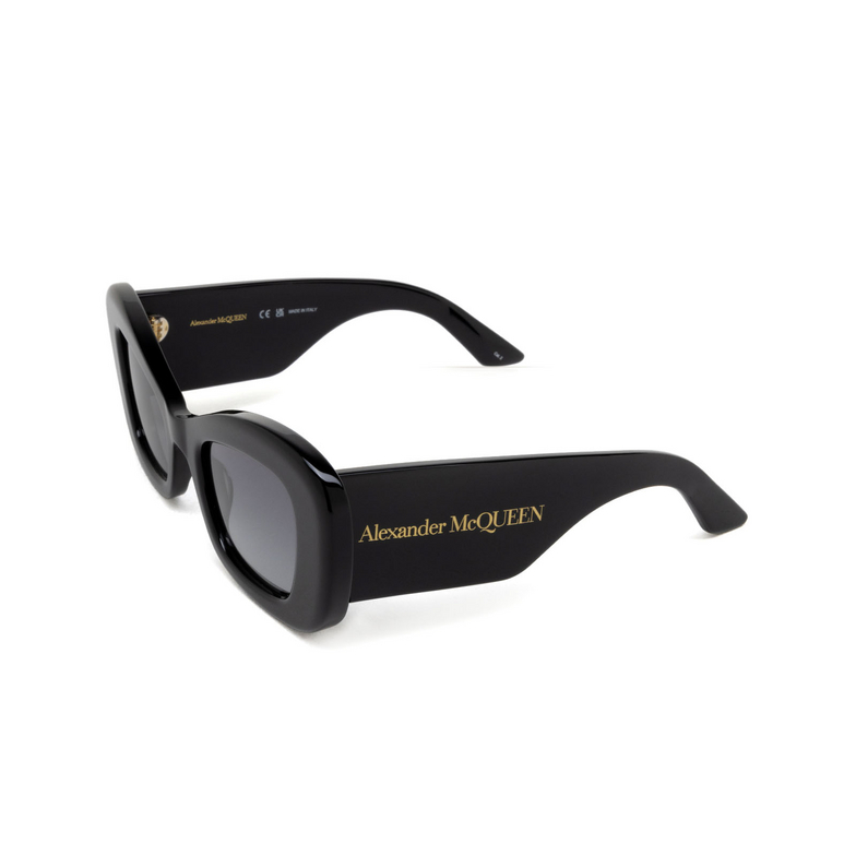 Alexander McQueen AM0434S Sunglasses 001 black - 4/5