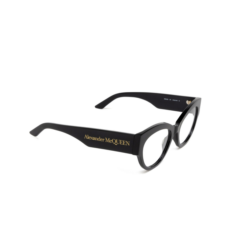 Alexander McQueen AM0435O Eyeglasses 001 black - 2/6