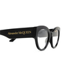 Alexander McQueen AM0435O Eyeglasses 001 black - product thumbnail 3/6