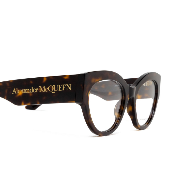 Alexander McQueen AM0435O Korrektionsbrillen 002 havana - 3/5