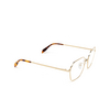 Alexander McQueen AM0437O Eyeglasses 002 gold - product thumbnail 2/4