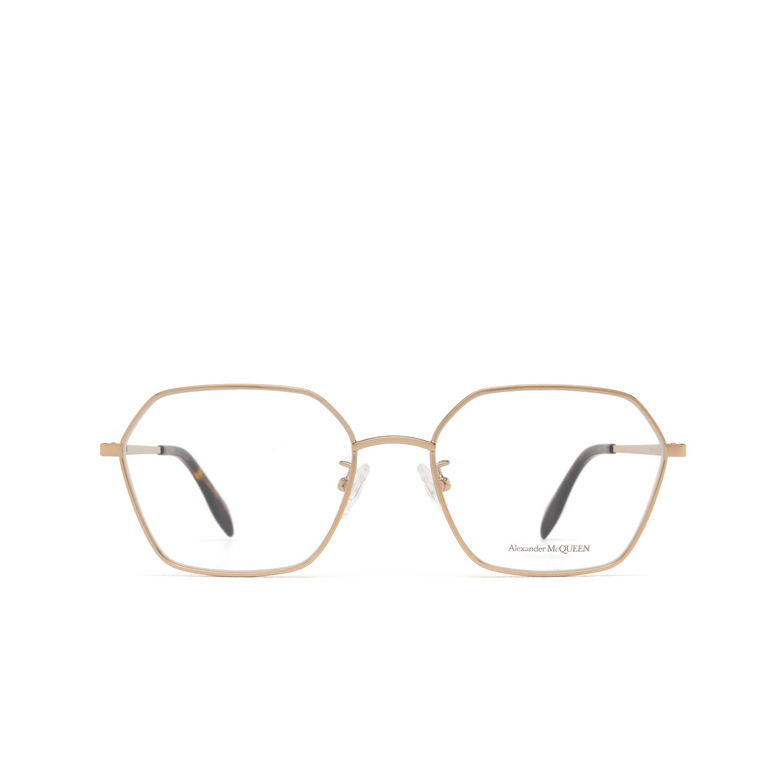 Alexander McQueen AM0437O Eyeglasses 004 rose gold - 1/5