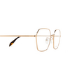 Alexander McQueen AM0437O Eyeglasses 004 rose gold - product thumbnail 3/5