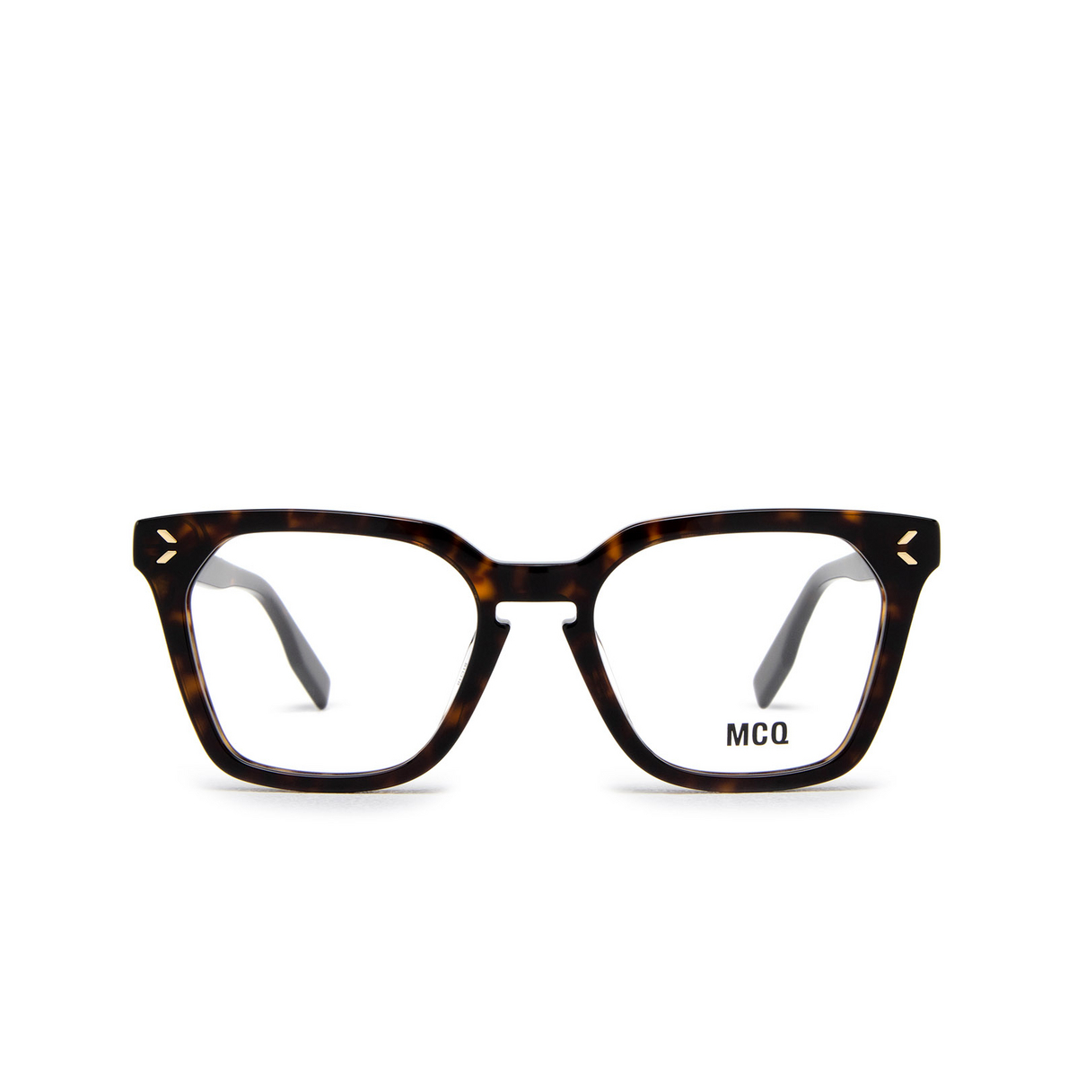 Alexander McQueen MQ0327O Eyeglasses 002 Havana - front view