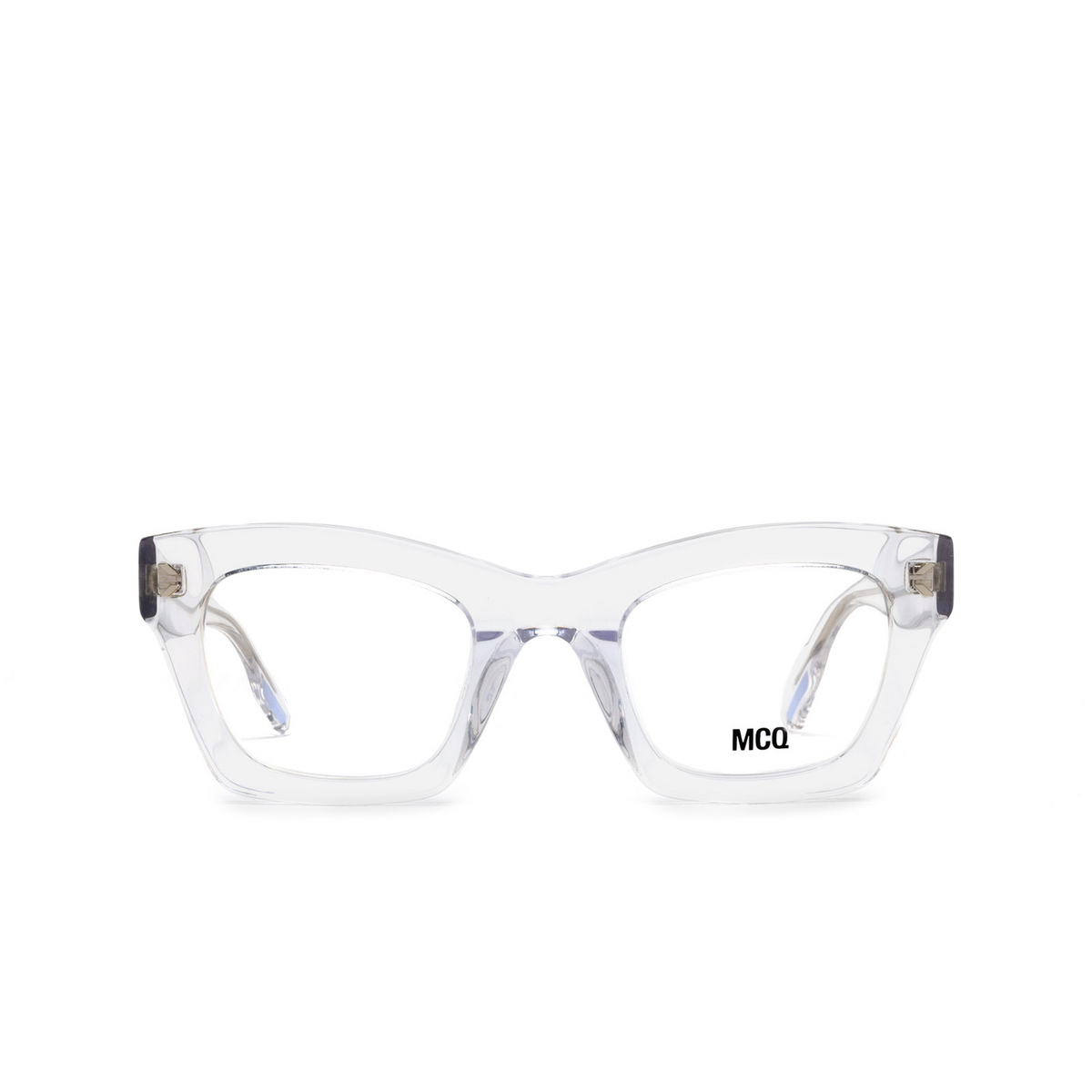 Alexander McQueen MQ0343O Eyeglasses 004 Crystal - front view