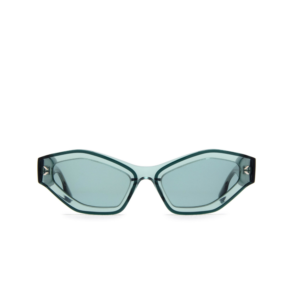Alexander McQueen MQ0382S Sunglasses 004 Green - front view