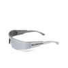 Gafas de sol Balenciaga BB0041S 002 silver - Miniatura del producto 3/6