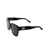 Balenciaga BB0056S Sunglasses 001 black - product thumbnail 4/6