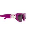 Gafas de sol Balenciaga BB0095S 017 fuchsia - Miniatura del producto 3/5