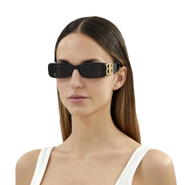 Gafas de sol Balenciaga BB0096S 001 black - 5/5