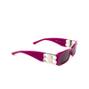 Gafas de sol Balenciaga BB0096S 016 fuchsia - Miniatura del producto 2/4