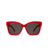 Gafas de sol Balenciaga BB0102SA 012 red - Miniatura del producto 1/4