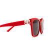 Occhiali da sole Balenciaga BB0102SA 012 red - anteprima prodotto 3/4
