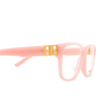 Balenciaga BB0104O Eyeglasses 004 pink - product thumbnail 3/4