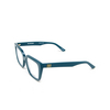 Balenciaga BB0130O Korrektionsbrillen 007 blue - Produkt-Miniaturansicht 4/5