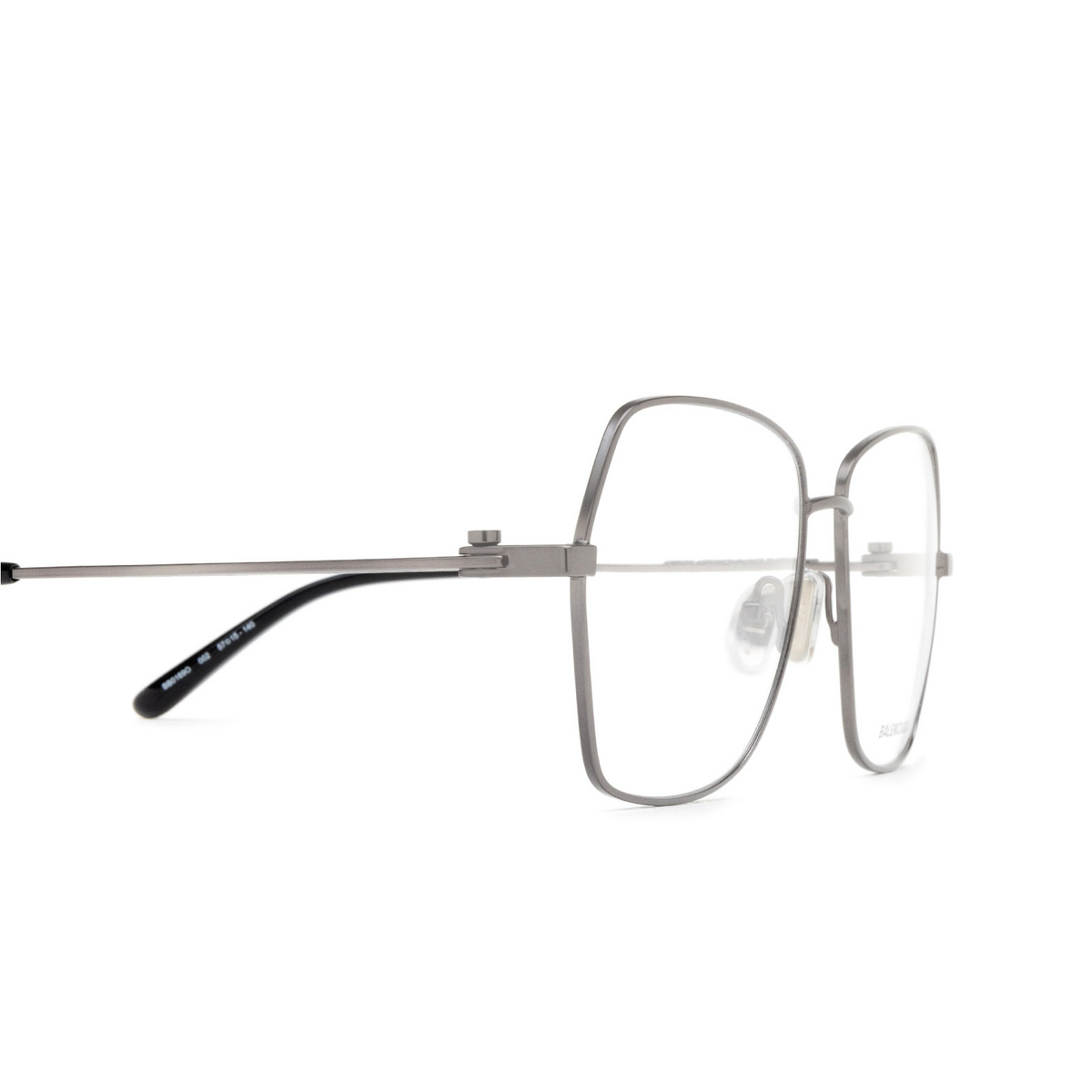 Balenciaga BB0169O Eyeglasses 002 Gunmetal - product thumbnail 3/4
