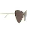 Balenciaga BB0191S Sunglasses 002 gold - product thumbnail 3/5