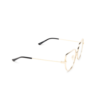 Balenciaga BB0197O Korrektionsbrillen 002 gold - Dreiviertelansicht