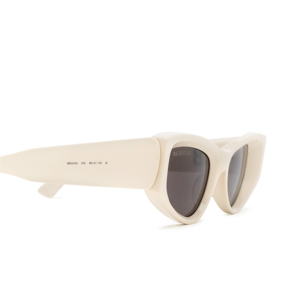 Occhiali da sole Balenciaga BB0243S 003 Beige - anteprima prodotto 3/6
