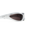 Balenciaga Skin Cat Sunglasses 005 silver - product thumbnail 3/4