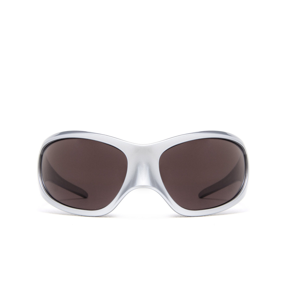 Balenciaga Skin XXL Cat Sunglasses 005 Silver - front view