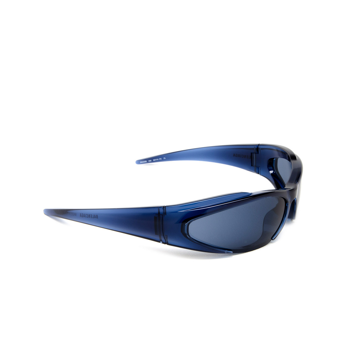 Balenciaga BB0253S Sunglasses 003 Blue - three-quarters view