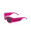 Balenciaga BB0258S Sunglasses 004 fuchsia - product thumbnail 4/5