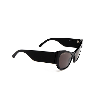 Balenciaga BB0259S Sunglasses 001 black - three-quarters view
