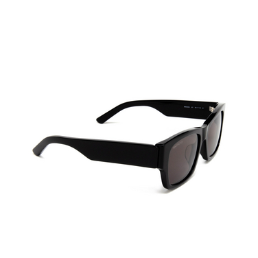 Gafas de sol Balenciaga Max Square AF 001 black - Vista tres cuartos