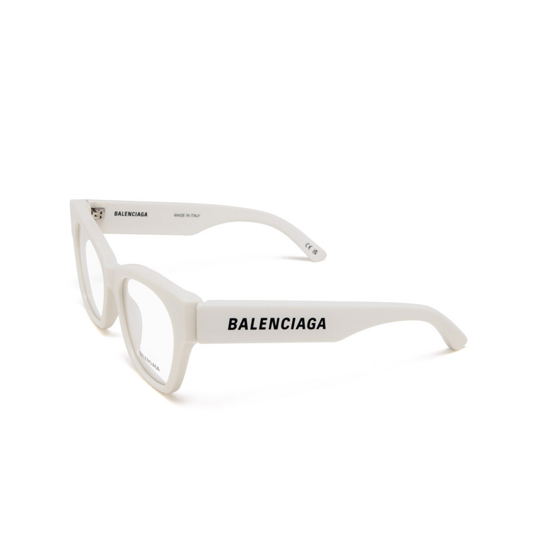Gafas graduadas Balenciaga BB0263O 003 white - 4/5