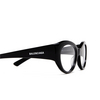 Balenciaga BB0268O Korrektionsbrillen 001 black - Produkt-Miniaturansicht 3/4