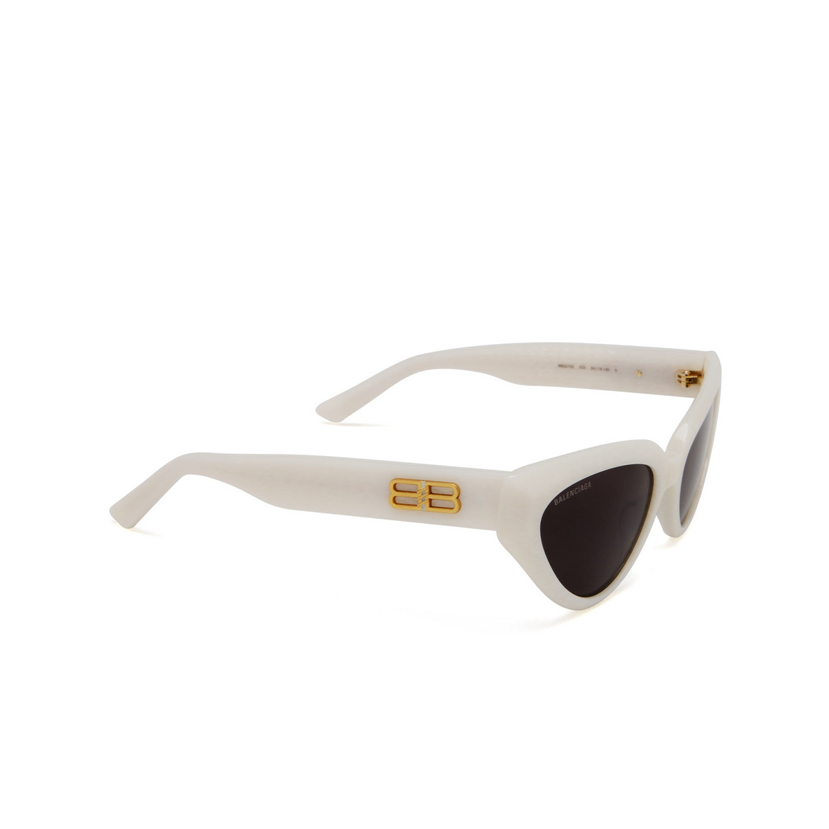 Balenciaga BB0270S Sunglasses 003 White - three-quarters view