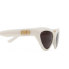 Balenciaga BB0270S Sunglasses 003 white - product thumbnail 3/4