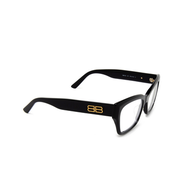 Gafas graduadas Balenciaga BB0274O 001 black - Vista tres cuartos