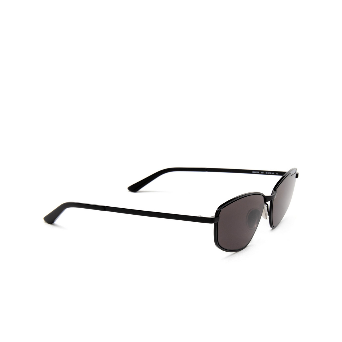Balenciaga BB0277S Sunglasses 001 Black - three-quarters view