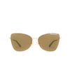 Occhiali da sole Balenciaga BB0278S 004 gold - anteprima prodotto 1/5