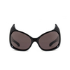 Balenciaga Gotham Cat Sunglasses 001 black - product thumbnail 1/6